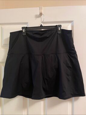 Lands End Swim Skirt size 22W deep navy color